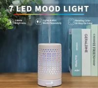 Ceramic Essential Oil Diffuser with 7-Color LED Light - Image 2