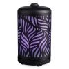 100ml Ultrasonic Essential Oil Diffuser with LED Light & 360° Rotation (Black Metal)