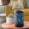 100ml Ultrasonic Essential Oil Diffuser with LED Light & 360° Rotation (Black Metal) - Image 3