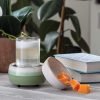 2-in-1 Candle & Wax Melt Warmer (Green Matcha Glaze) - Image 3