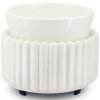 3-in-1 Ceramic Wax Melt Warmer (Melts, Jar Candles, Essential Oils)