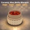 3-in-1 Ceramic Wax Melt Warmer with LED Night Light - Image 4