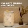 3-in-1 Electric Wax Warmer & Oil Burner (Ceramic Diamond) - Image 4