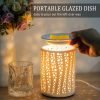 3-in-1 Electric Wax Warmer & Oil Burner (Ceramic, Night Light) - Image 3