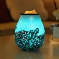 Art Glass Electric Wax Melt Warmer with Timer and LED Lights OT-WM033