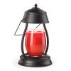 Black Hurricane Candle Warmer Lantern