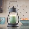 Black Hurricane Candle Warmer Lantern - Image 3