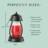 Black Hurricane Candle Warmer Lantern - Image 5