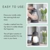 Black Hurricane Candle Warmer Lantern - Image 6