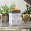 Fragrance Warmer for Warming Scented Candle Wax Melts - Grey & White Modern Cottage - Image 3