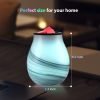 Handmade Glass Ink Painting Wax Warmer with LED Lights - Image 5