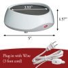 Modern Candle Wax Warmer Plate with Auto Shutoff Timer (White) - Image 5