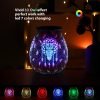 Owl 3D Glass Wax Warmer with LED Lights - Image 2