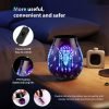 Owl 3D Glass Wax Warmer with LED Lights - Image 4