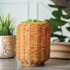 Wicker Lantern Fragrance Warmer (Wax Melts & Light) - Image 3
