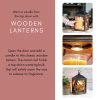 Wooden Farmhouse Candle Warmer Lantern (Top-Down Warming) - Image 4