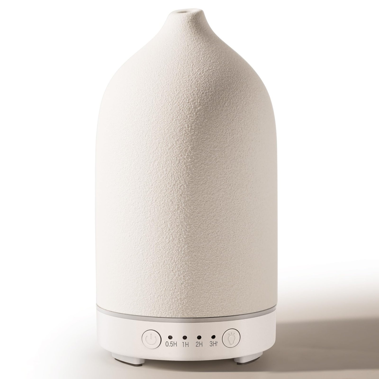 White Ceramic Aroma Diffuser 160ml with LED Lights